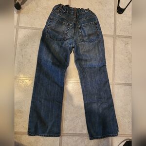 Classic Dark Wash Children's Jeans - Elastic Waist